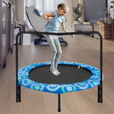 ZNTS XTP002 Assembled children's trampoline happy expression outdoor and indoor for kids age 3 - 7 W1711P180849