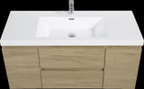 48" Floating Bathroom Vanity with Sink, Modern Wall-Mounted Bathroom Storage Vanity Cabinet with W1573P152702