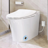 ZNTS Luxury Smart Toilet with Dryer and warm water, Elongated Bidet Toilet with Heated Seat, with Remote 32601165