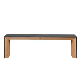 Dining Bench, Wood Bench Multicolored Bench Indoor Home Bedroom Bed End Restaurant Modern Hallway W2729P198989