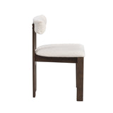 Wooden Dining Chairs Set of 2, Modern Boucle Upholstered Side Chairs,Mid Century Modern W2582P188305