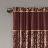 Jacquard Curtain Panel Pair B03598086