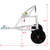 ATV Log Skidding Arch - 1000-Lb. Capacity,16.5in penumatic tire W46554594