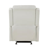 Faux Leather Upholstery Glider Reclining Chair 1pc Living Room Furniture Comfort Seating Gentle B011P207537