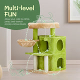 33 inch Cat Tree Cat Tower for Indoor Cats, Cat Activity Center Play House with Large Padded Perch, 75858687