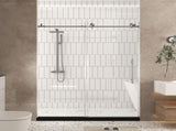 Frameless shower door 56-60 