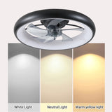 ZNTS Ceiling Fan with Lights Dimmable LED W1340103791