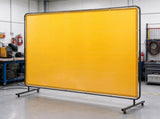 Welding Screen with Frame, 6' x 8' Welding Curtain Screen 18299962