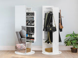 Jewelry Armoire Full Length Mirror 360&deg and Large Capacity Jewelry Organizer Armoire, Mirror 48743098