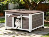 Wooden Cat House 28679366