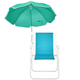 Folding Beach Chair with Umbrella Adults, Lightweight Porable Camping Chair with 265lbs Capacity 85132895