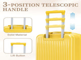 14"/20" 2 pcs/set in ABS Spinner Wheel Luggage, with Combination Lock and Front Opening Design, 14" 12454681