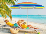6.5 Feet Beach Umbrella - Multicolor 54266523