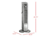 2-in-1 Portable Electric Tower Heater, Oscillating Indoor Space Heater with Remote Control & 8-Hour 96098203