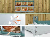 Chicken Nesting Box, 6 Room Metal Nesting Boxes for Chicken,Galvanized steel Nesting Boxes for W1422P246452