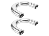 64mm Aluminum Universal Turbo Intercooler Piping Tube Kit Elbow Hose 2.5" 71938687