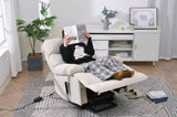 Oversized Power Lift Recliner Chair for Elderly, Electric Fabric Recliner Chair for Seniors, Home W1028P261273