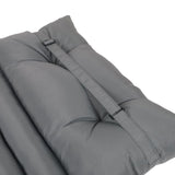 2 PCS Set Outdoor Lounge Chair Cushion Replacement Patio Seat Cushion Grey Sale to Temu is 65852564