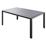 ZNTS High-quality Steel Outdoor Table and Chair Set, Suitable for Patio, Balcony, Backyard. 17874316