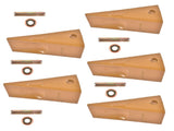 5Pcs Bucket Teeth Replacement for Cat J350 213B 214B 215B 224B 225 229 1U3352 1U3352 J350 74022528