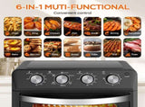 Plum Chef Air Fryer Oven 27.5QT, 6-in-1 Countertop Convection Oven, Air Fry, Bake, Broil, Toast, W1002P415296