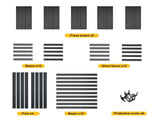 H78 * W47.2 * D18 Storage Shelves 5 Tier Heavy Duty Metal Shelving Unit Adjustable Shelving Units 28455682