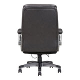 ZNTS Classic Gray Bonded Leather Upholstered Office Chair with Adjustable Armrest, Height and 360 Degree B011P204481