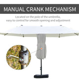 Outdoor beach umbrella/Double-Sided Market Umbrella 75782802