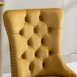 A&A Furniture,Nikki Collection Modern, High-end Tufted Solid Wood Contemporary Velvet Upholstered W1143P151483