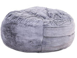 Classic 5ft Faux Fur Memory Foam Bean Bag, Living Room Lounger, Soft Comfortable Bean Bag Chair, B011P204082