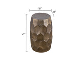 ET101 Modern Contemporary Aluminum material 21" Height End Table, Side Table with Glossy B009P295929