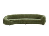 92.13 Inch Modern Design Curved Shaped Sofa Couch for Living Room,Upholstered Fabric 4-Seat Sofa No W2582P231488