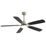 ZNTS Modern 52 Inch Led Ceiling Fan 110V 6 Speed Wind 5 Blades Remote Control Reversible DC Motor W882P146293