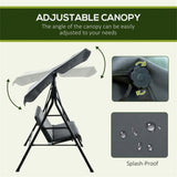 3-Seat Outdoor Patio Swing Chair 44764473