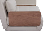 TRIO Modern Foldable Sofa Bed - Single-Seater with Breathable Linen Fabric, Converts in 10 Sec, W3391P325003