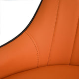 Modern PU sponge-filled dining chair, solid wood metal legs, suitable for restaurants, living rooms W1535119450