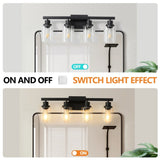 (Same as W1340P197620/L001010-B4) 4-Lights Farmhouse Vanity Lights Rustic Bathroom Light W1340P206682