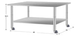 48''*24'' Commercial Work Table for Restaurant and Home Stainless Steel Kitchen Prep Table with W3167P303184