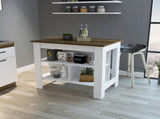 Brooklyn Kitchen Island, Three Concealed Shelves B128P148677