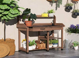Garden Work BenchOpen Shelf Storage 96541724