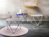 Epidia White color Display & Utility Accent Table B2726P243242