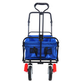 folding wagon Collapsible Outdoor Utility Wagon, Heavy Duty Folding Garden Portable Hand Cart, Drink W22747803
