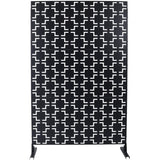 Outdoor & Indoor Privacy Metal Privacy 76" H48" W, Freestanding Decorative Privacy W465P193205