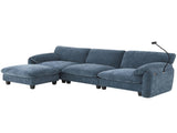 108" Modular Sectional Sofa, L-Shape with 31.5" Extra-Wide Seat Cushion, USB and Type-C Charger, 51914423