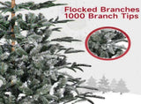 7ft Unlit Aspen Fir Artificial Christmas Tree, Green 84239406