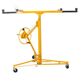 Drywall Lift Panel 11' Lift Drywall Panel Hoist Jack Lifter,yellow W46537283