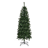 ZNTS 6 FT Pre-lit Artificial Pencil Christmas Tree, Hinged Xmas Pine Tree with 400 Branch Tips, 210 20022632