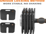 Adjustable Two Dumbbells Or Dumbbells Sets 80LB Square Dumbbell 9 in 1 Free Weights for Multi weight 78411915