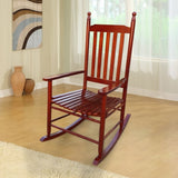 wooden porch rocker chair Brown W49528619