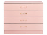 Nail polish powder textured surface, particleboard with melamine veneer, 66*33*73mm, four-drawer 50562504